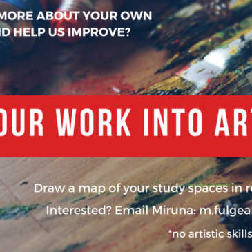 Make your work into artwork – free food for fun research!