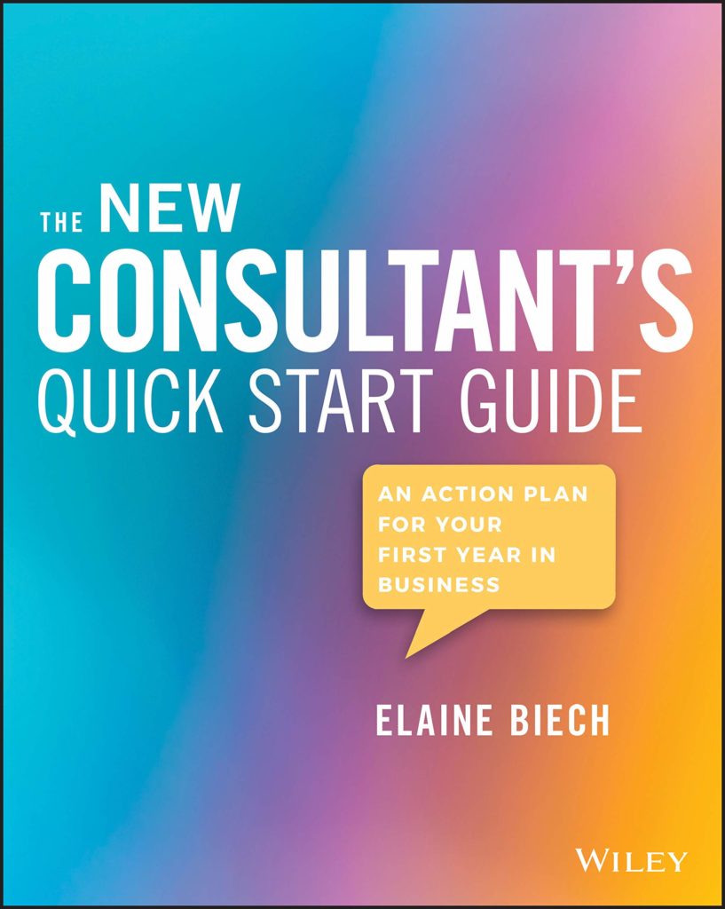 The New Consultant's Quick Start Guide: An Action Plan for Your First Year in Business by Elaine Biech